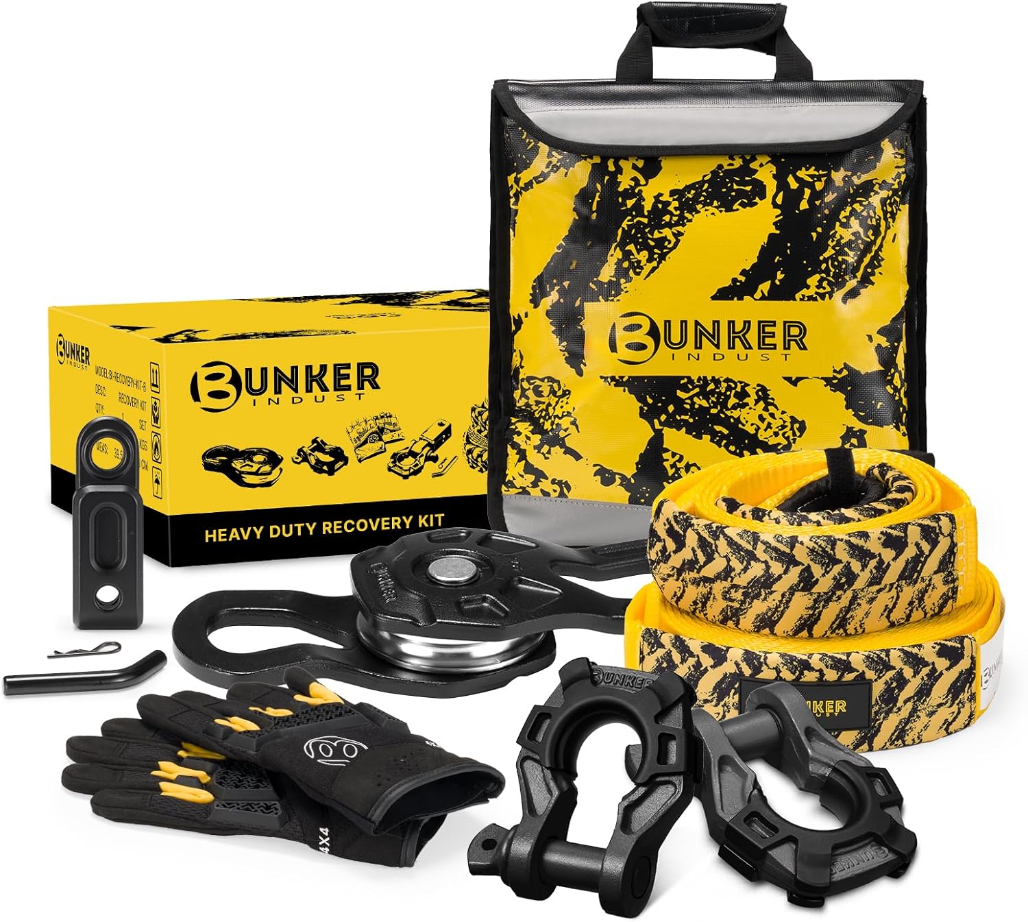 BUNKER INDUST Off-Road Recovery Kit – Essential 4x4 Gear