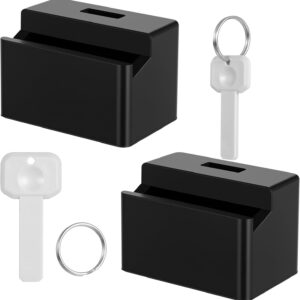 2-Pack Seatbelt Buckle Guard for Safety | Universal Fit Black
