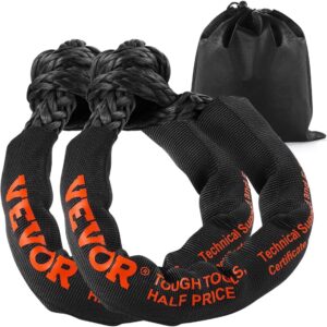 VEVOR 2-Pack Synthetic Soft Shackle, 1/2" x 22", 20 Ton