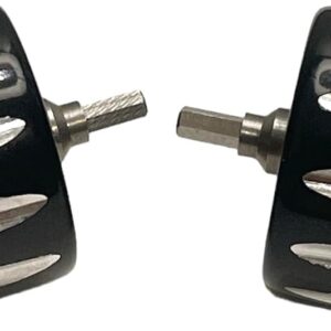 Tesla Model S/X Premium Metal Scroll Wheels (Black)