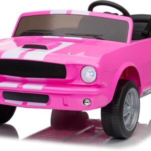 Shelby GT350 Kids Ride-On Car, 24V 2-Seater w/ Remote
