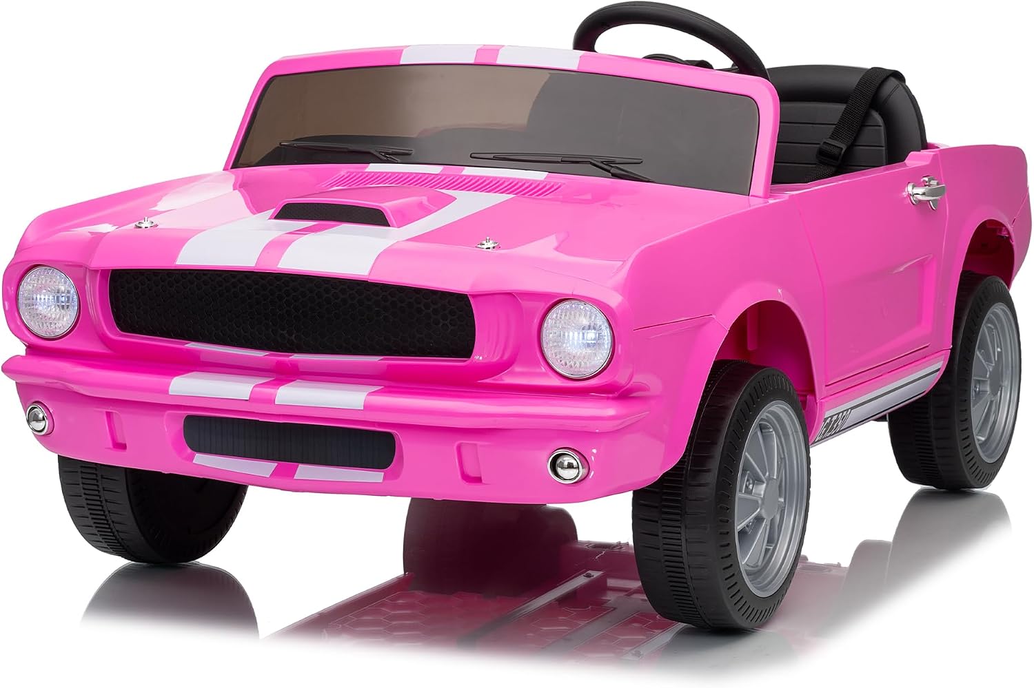 Shelby GT350 Kids Ride-On Car, 24V 2-Seater w/ Remote