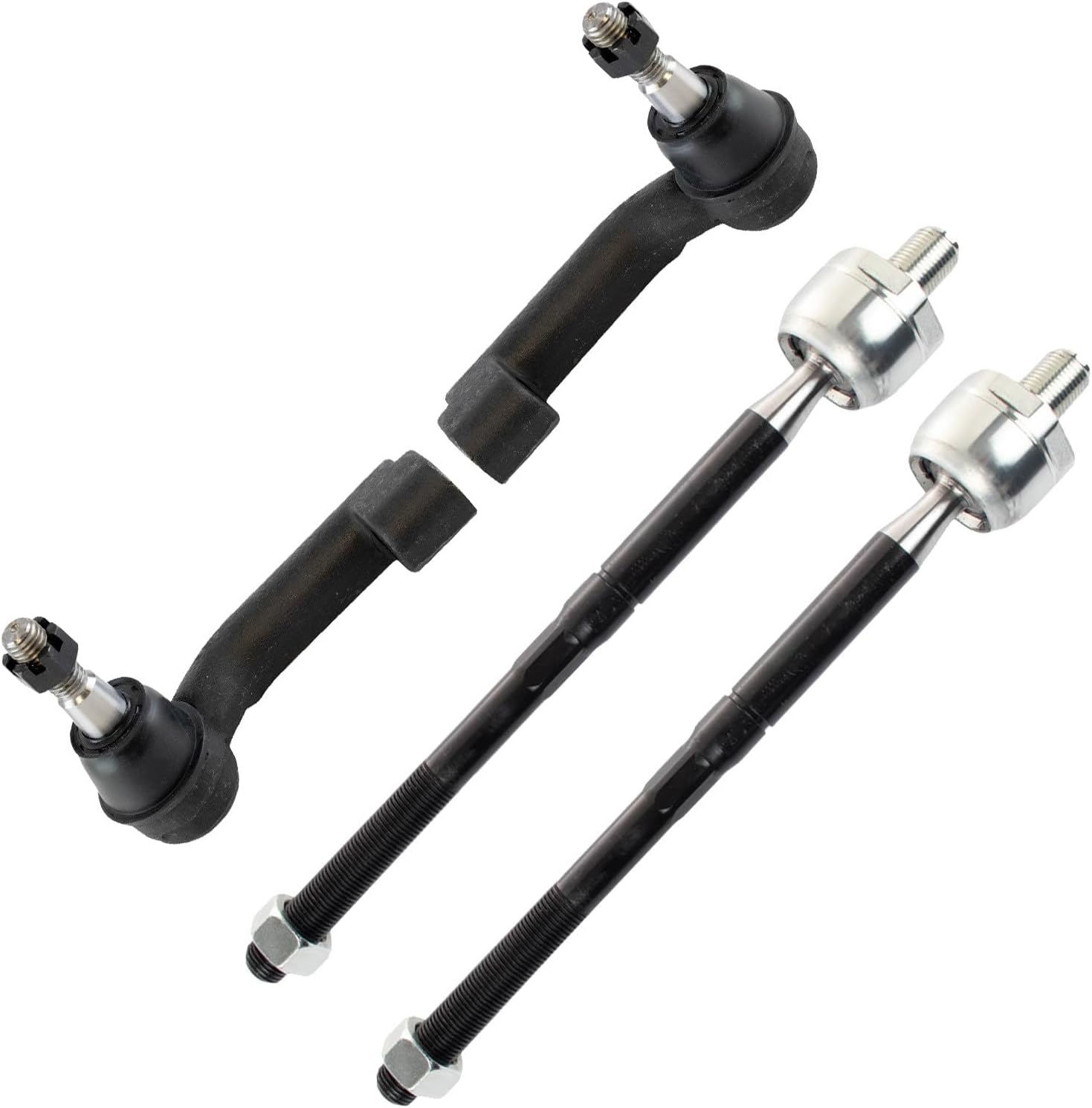 TRQ Tie Rod Set 4-Pc for Ford F-150 & Expedition 2015-2021