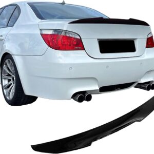 BMW 5-Series M5 E60 Rear Spoiler - Gloss Black PSM Style