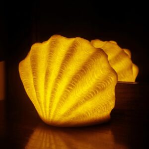 Ocean Lamp with Shell Design & LED Light