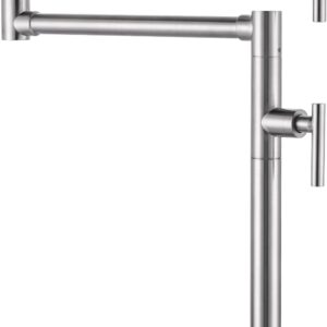 ALEASHA Brass Pot Filler Faucet, Kitchen Sink Mount