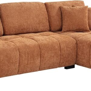Coaster Octavia Orange Upholstered Sectional Sofa