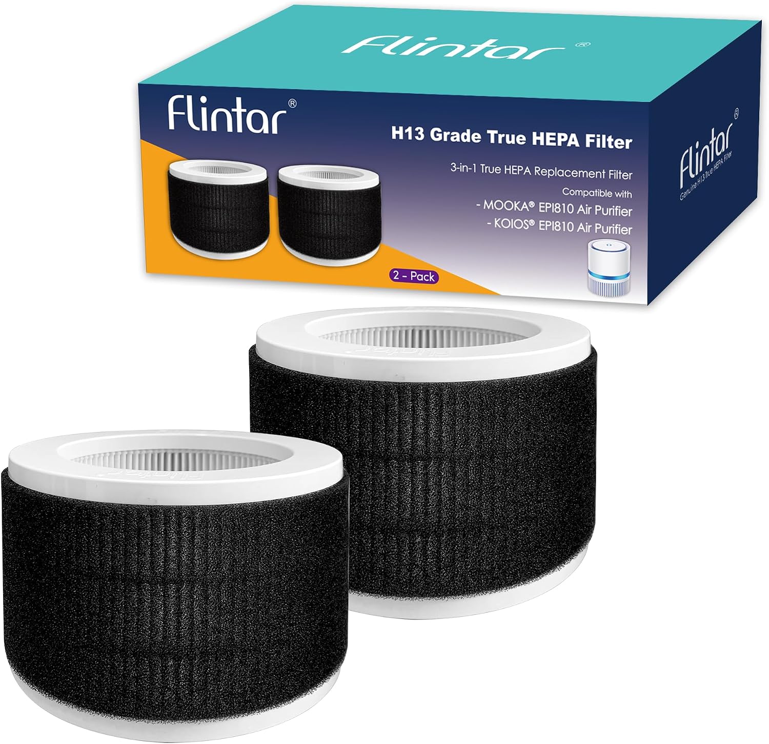 Flintar EPI810 Replacement Filter (2-Pack)