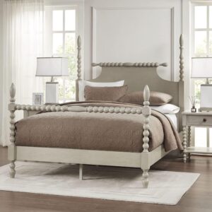 Madison Park Beckett Bed - Natural Wood Queen