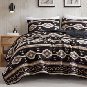 Woolrich Quilt Set Queen, Southwestern Aztec Bedding