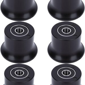 HURRISE 6-Pc Rolling Trolley Wheels for Bowflex Home Gym