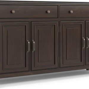 Connaught 67" Sideboard - Dark Chestnut Solid Wood Buffet