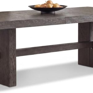 Millennium 72-90in Dining Table, Seats 8, Oak Finish