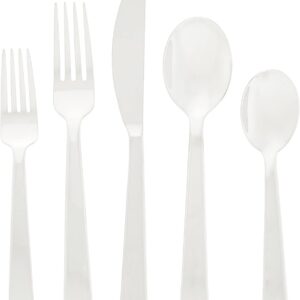 Golden Eagle Ginkgo 20-Pc Stainless Flatware Set