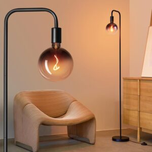 ONEWISH Minimalist Floor Lamp - Warm LED Ambient Lighting