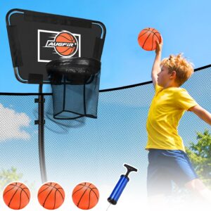 Trampoline Basketball Hoop Set - AugFir Metal Rim
