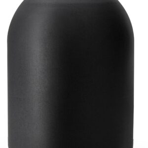 Goaste 8.7in Matte Black Metal Vase - Boho Home Decor