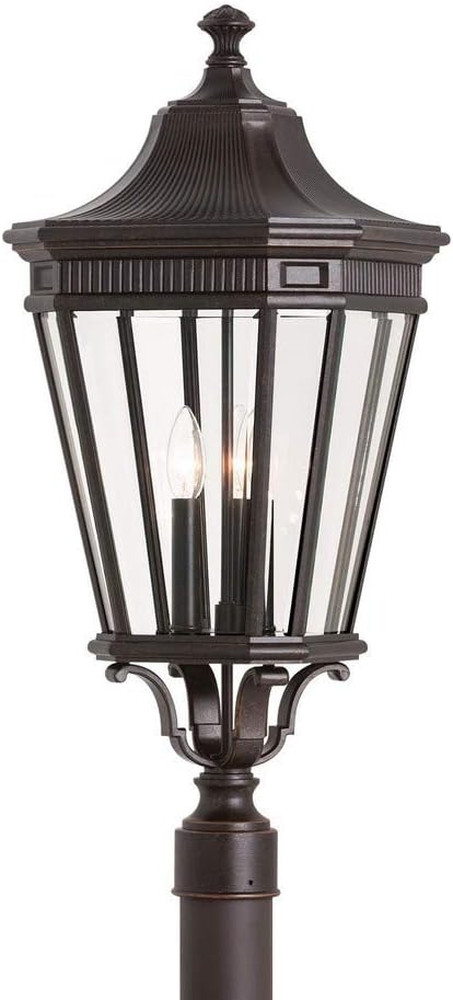 Feiss Cotswold Lane 3-Light Bronze Post Light