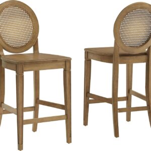 Crosley Katia Counter Stools Set of 2, Driftwood