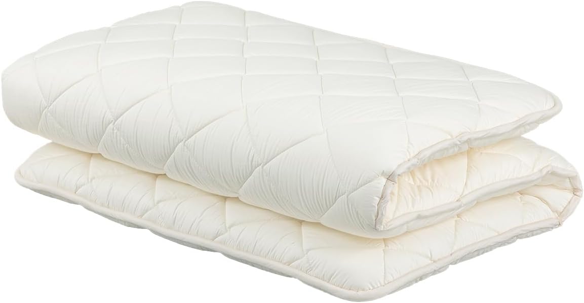 FULI Japanese Futon, Twin XL, White - Foldable Floor Bed