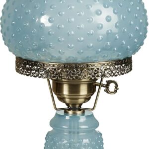 Touch of Class Mindy Blue Hobnail Table Lamp
