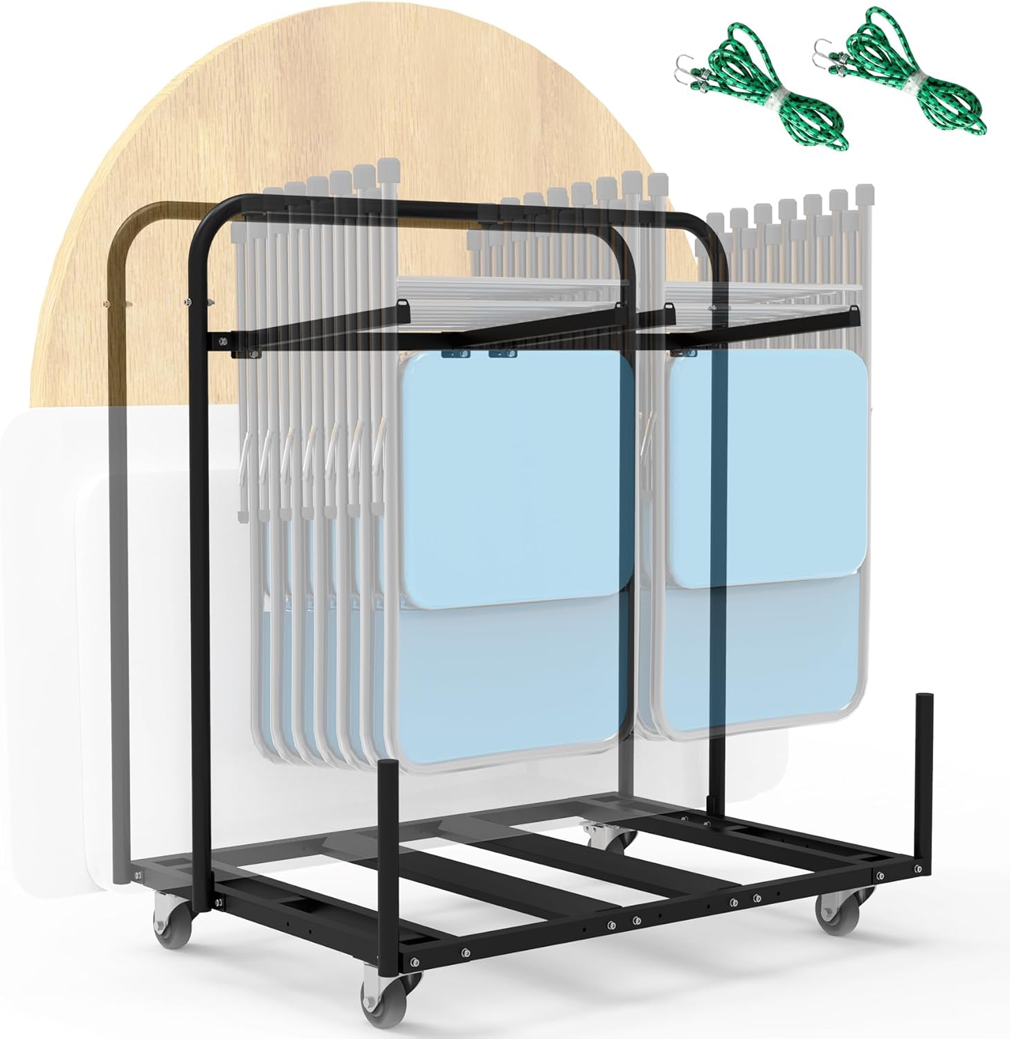 Eastrexon Heavy-Duty Table & Chair Cart (16 Chairs/8 Tables)
