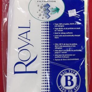 Royal Type B HEPA Vacuum Bags - 3 Pack