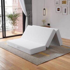 Novilla 6" Foldable Queen Mattress - Space-Saving Floor Bed