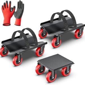 Snowmobile Dolly Set - Heavy Duty 3-Pack, 1660 lbs Capacity