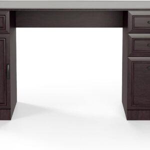 Staples Kendall Park 58.5in Cherry Executive Desk