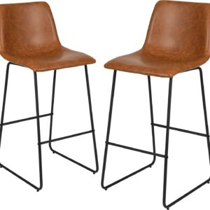 Flash Furniture Reagan LeatherSoft Bar Stools (2-Pack)