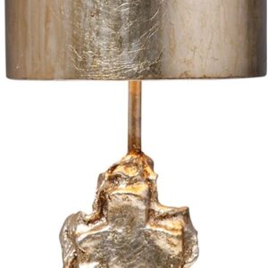 Flambeau Lighting TA1234 Cross Table Lamp, Silver