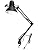 MAGNUS-I-BK 36in Desk Lamp, Gloss Black