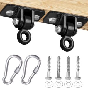 BETOOLL 2400 lb Heavy Duty Swing Hangers - Black (2-Pack)