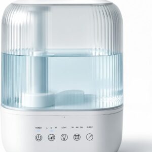 COWSAR 3L Humidifier Bedroom, Cool Mist Air Humidifier White