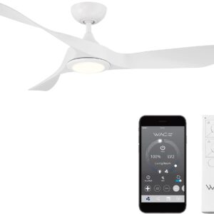WAC Smart 54in Ceiling Fan with LED & Alexa Control