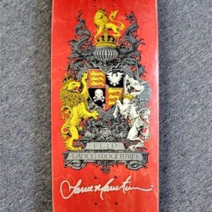 Lance Mountain Autographed 9.0 Flip Crest Skateboard Deck