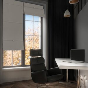 GoDear Blackout Magnetic Roman Shades, 23Wx65L, Beige