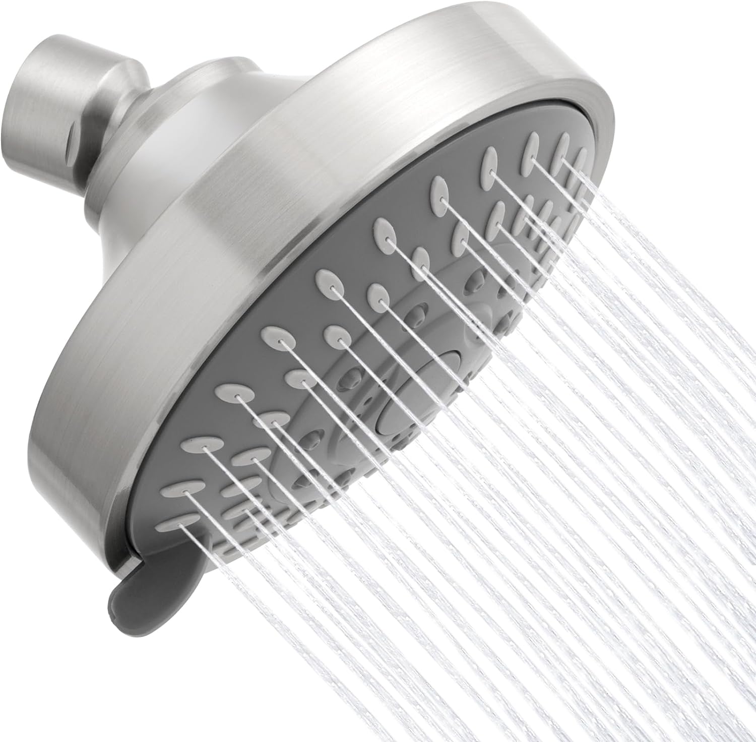 AISOSO 5-Mode Shower Head, Brushed Nickel