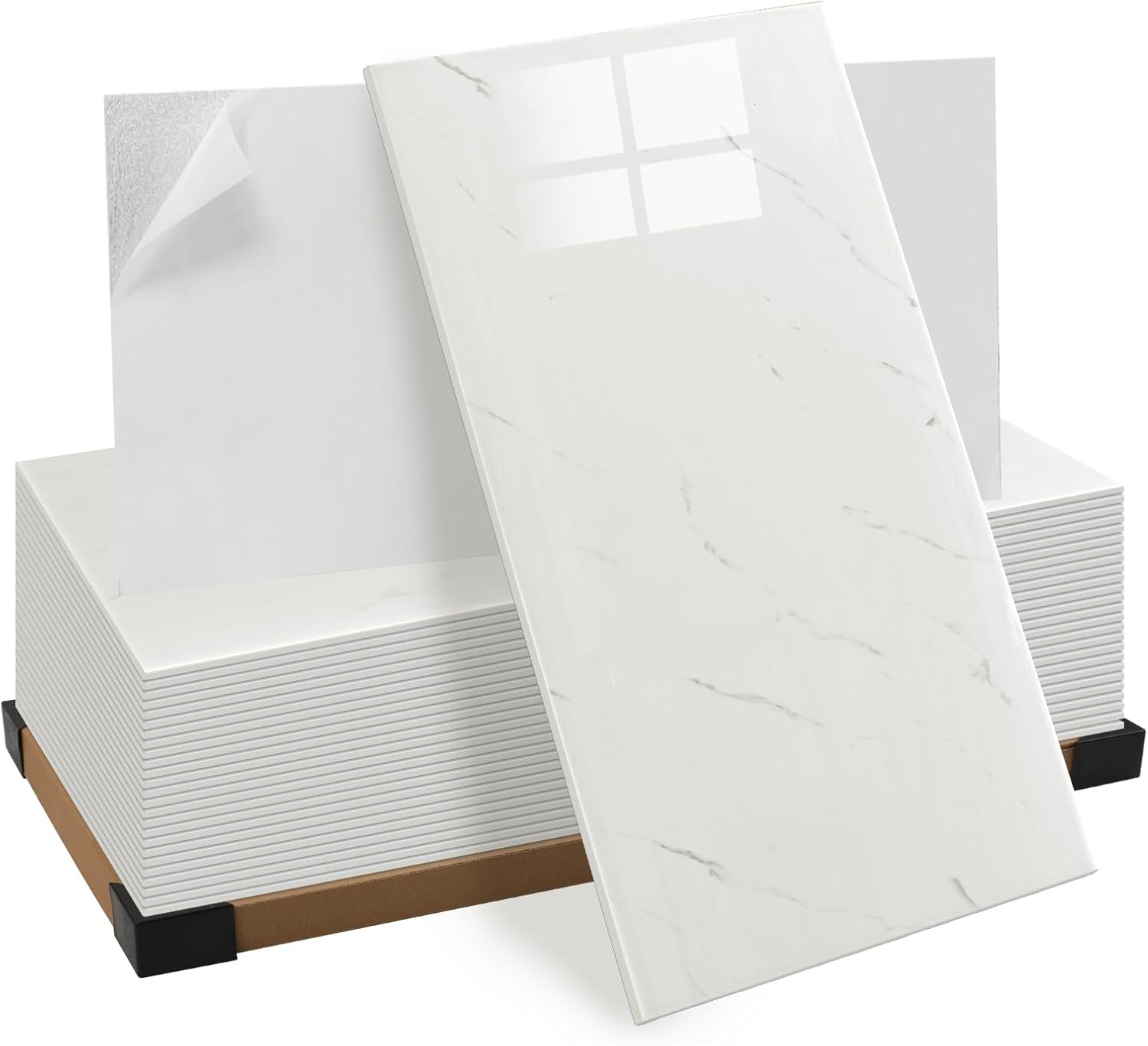 20pcs Marble Peel & Stick Wall Panels