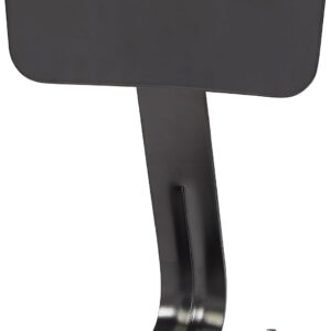 NPS Steel Stool Backrest, Gray/Black, Pack of 1