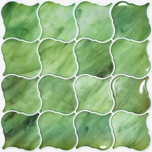 Morocco Green Peel and Stick Backsplash Tiles - 5 Pack