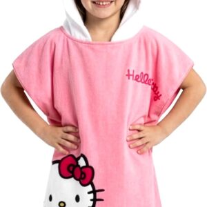 Hello Kitty Hooded Beach Towel - Girls Poncho Gift