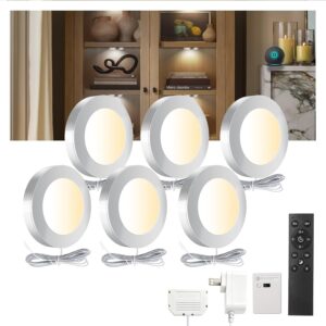 VST Smart LED Under Cabinet Lights, 6-Pack 2700K-6000K