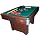 Berner Billiards Walnut Slate Bumper Pool Table