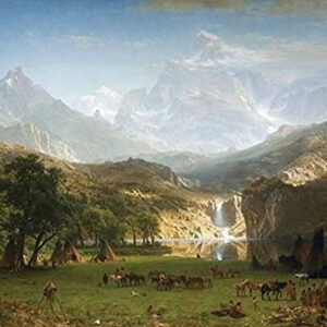 Vintage Rocky Mountains Poster 12"x18"