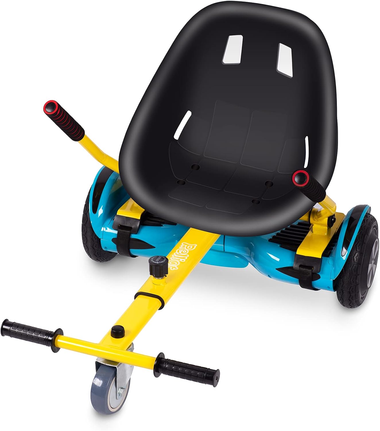 Pelliot Go-Kart Seat Attachment for Hoverboards (Yellow)