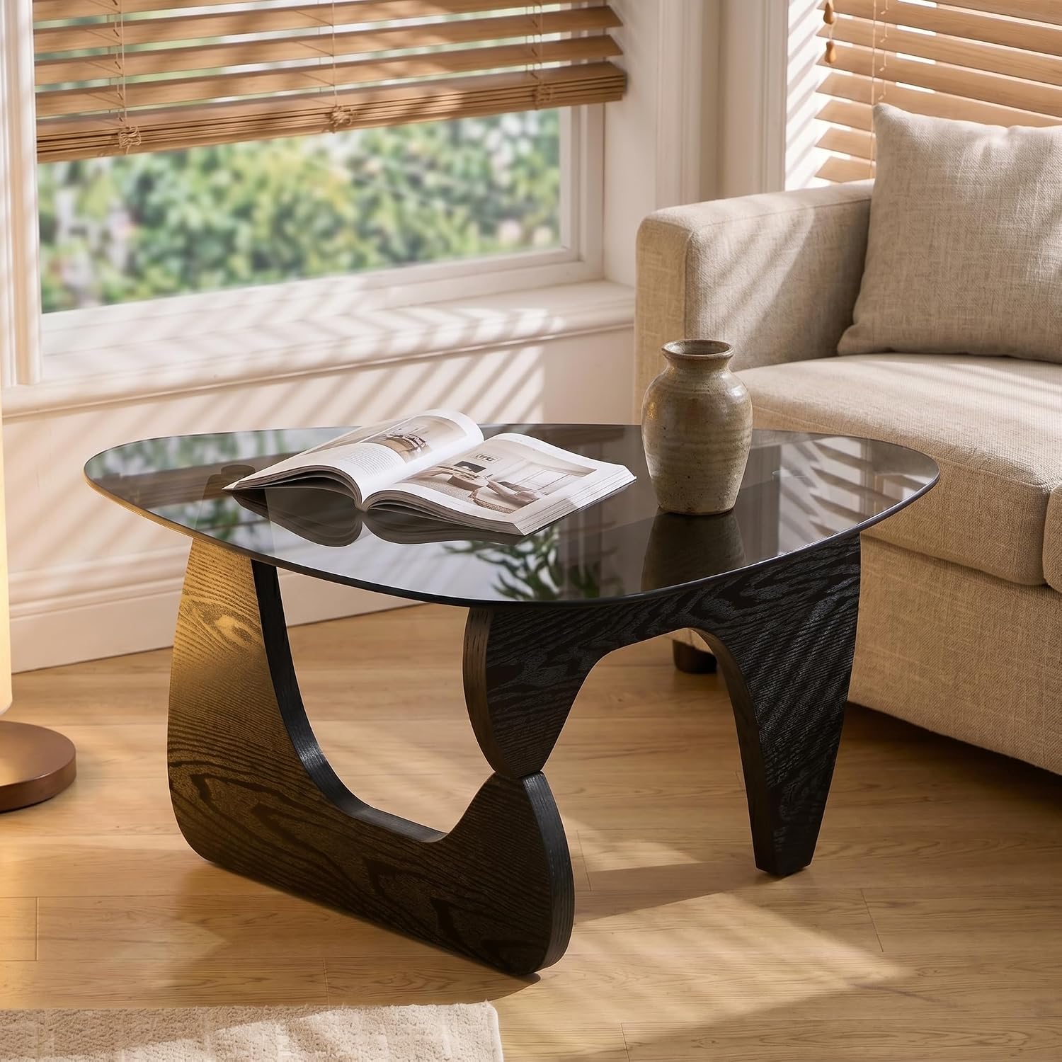 LukeAlon Modern Triangle Coffee Table