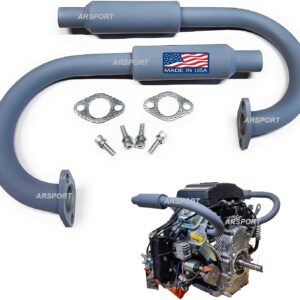 ARSPORT Exhaust Pipes for Predator 670cc V-Twin