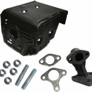 90° Muffler & Manifold for Harbor Predator 420cc Engine